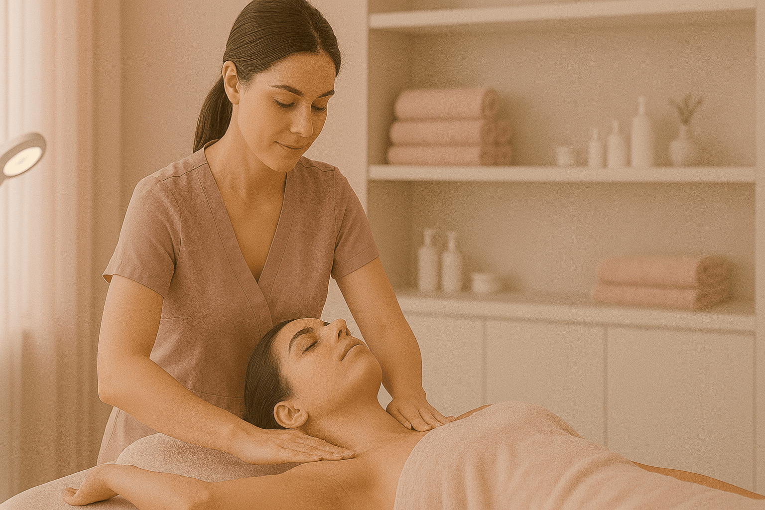 Drainage lymphatique visage et cou